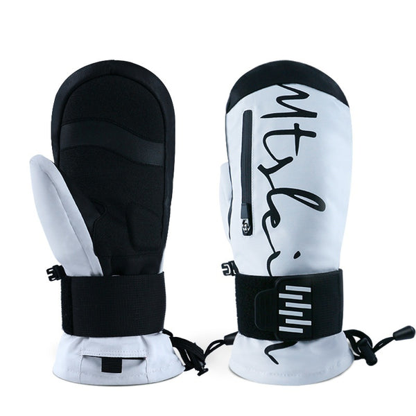 Guantes de esquí impermeables con muñequera incorporada, absorción de impactos, calidez y resistencia al agua - The Noble Style