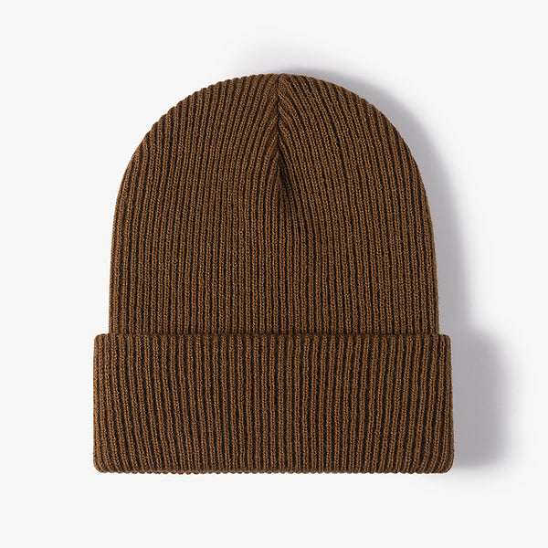 Gorro de lana para hombre simple y cálido de doble capa - The Noble Style