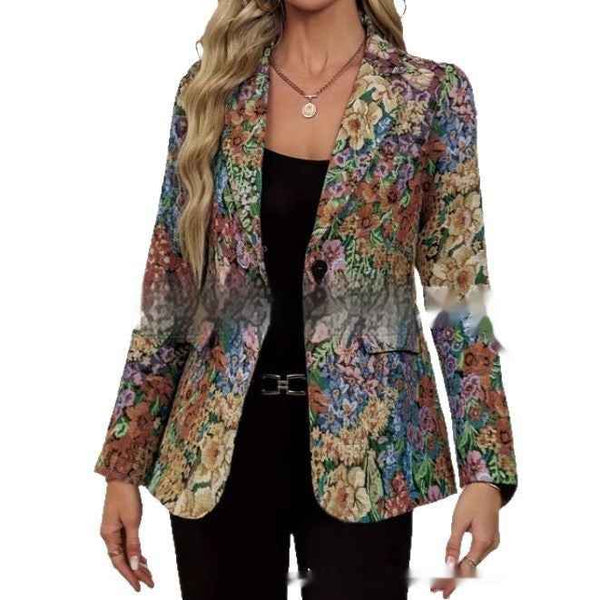 Abrigo elegante mujer un botón - Nuevo abrigo de moda elegante para mujeres