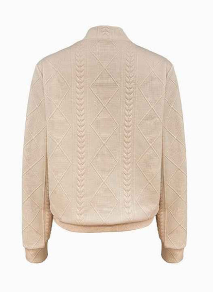 Chaqueta bomber casual mujer con zip para un estilo moderno