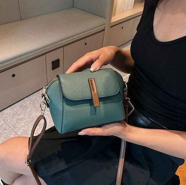 Bolso bandolera mujer cuero: bolso pequeño versátil, elegante y de tendencia para móvil.