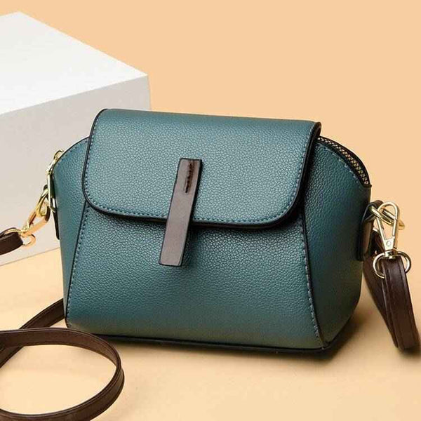 Bolso bandolera mujer cuero: bolso pequeño versátil, elegante y de tendencia para móvil.