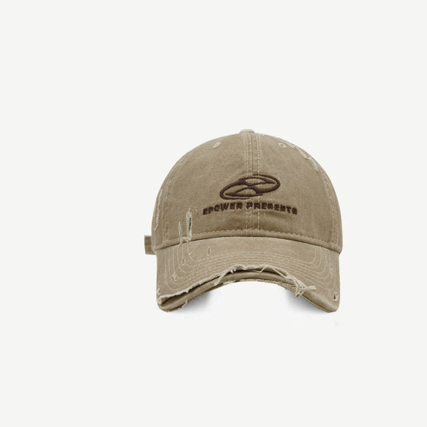 Gorra de béisbol denim desgastada y rasgada estilo urbano - The Noble Style