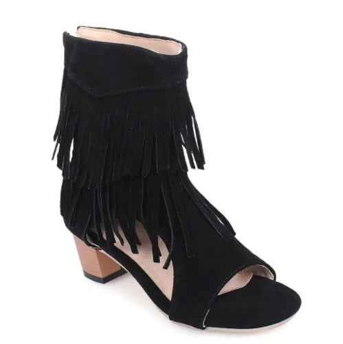 Botas de mujer verano diseño agujeros - Botas de boca hueca para el verano