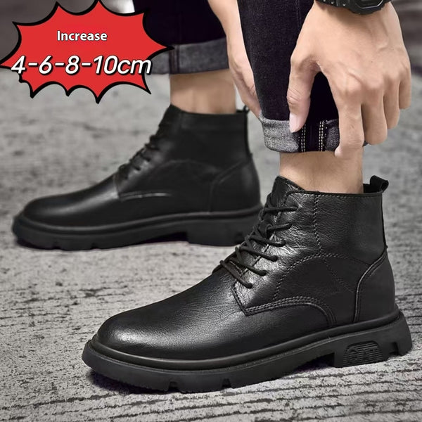 Botas elevadoras de hombre Martin otoño 10cm transpirables - The Noble Style