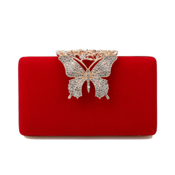 Bolso de terciopelo para mujer para banquetes y eventos de noche - The Noble Style