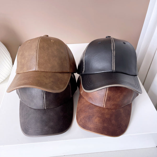 Sombrero de béisbol de cuero patentado lavado para un estilo único - The Noble Style