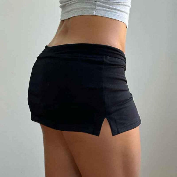 Pantalones Falda Ajustados con Cuerda de Ajuste, Bajo Cintura y Antideslizantes