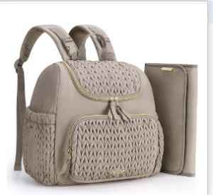 Mochila de pañales multifuncional: Nueva mochila de pañales acolchada y multifuncional