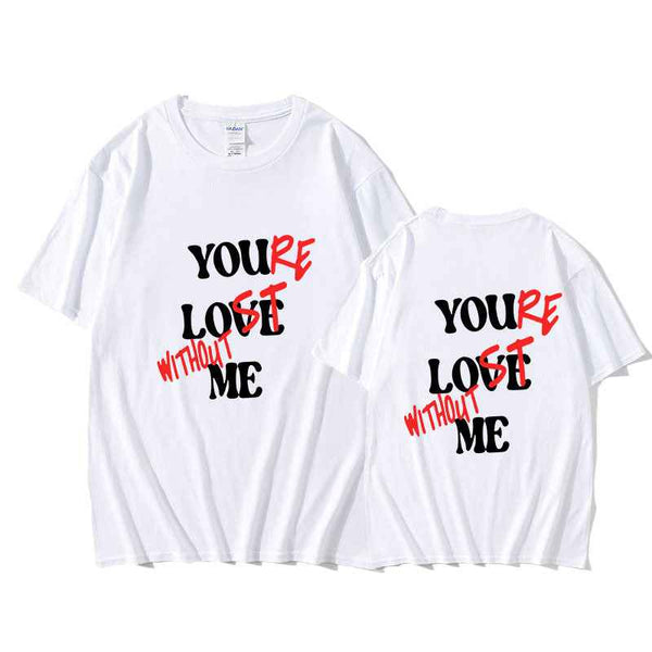Camiseta impresa You Love Me para verano, mujer y hombre, corta sl