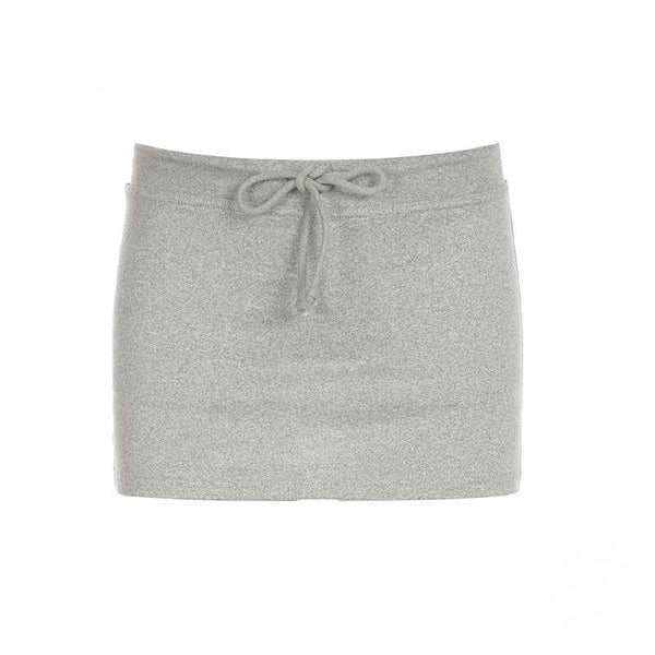 Pantalones Falda Ajustados con Cuerda de Ajuste, Bajo Cintura y Antideslizantes