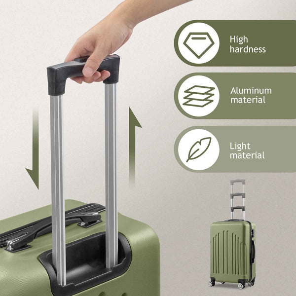 Maleta de rayas verticales: Elegancia y Funcionalidad 3 en 1 para Viajes