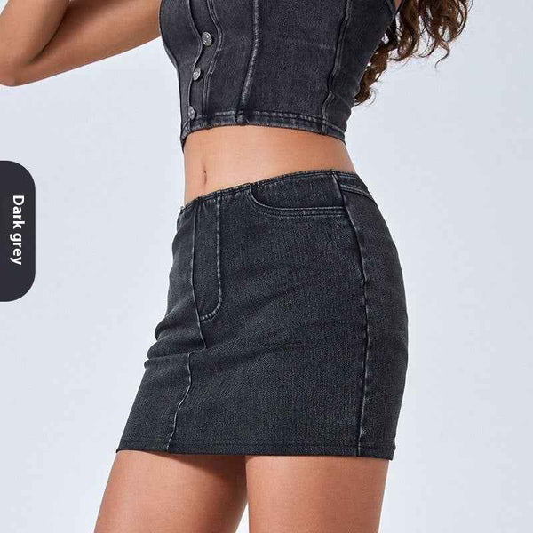 Falda de Yoga Alta de Jean en Nuevos Colores para Primavera y Verano