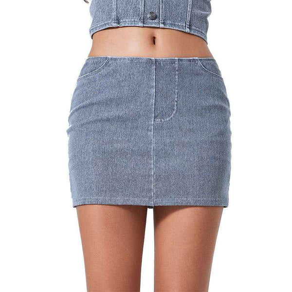 Falda de Yoga Alta de Jean en Nuevos Colores para Primavera y Verano