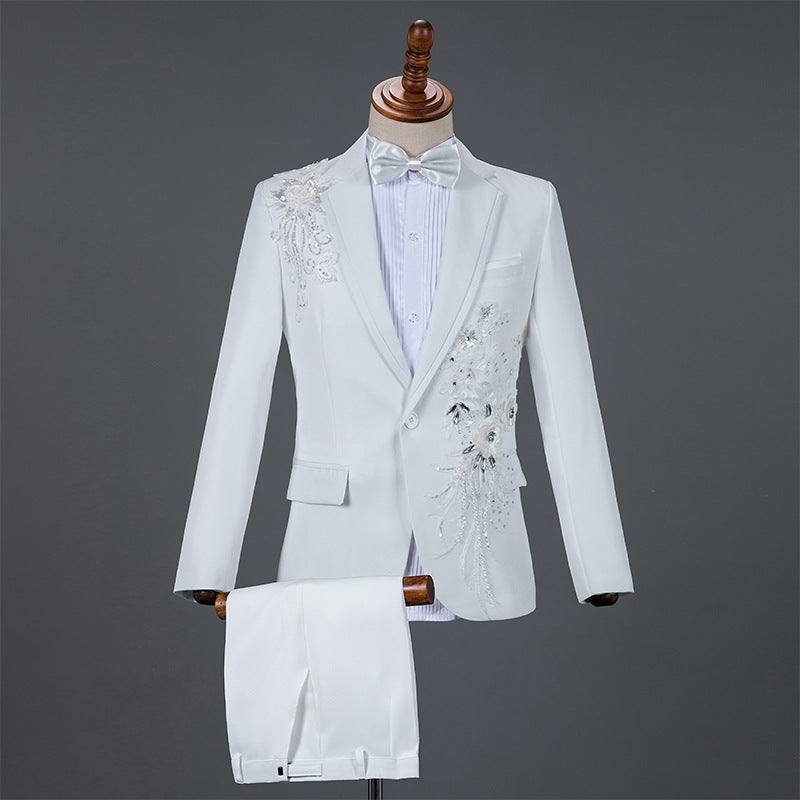 Traje de Lentejuelas para Hombre - Conjunto de Rendimiento Elegante - The Noble Style