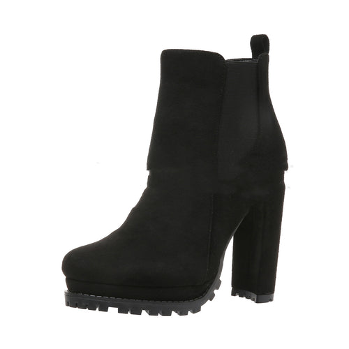 Botas de tacón alto grande mujer de cuero en comercio exterior europeo y americano - The Noble Style