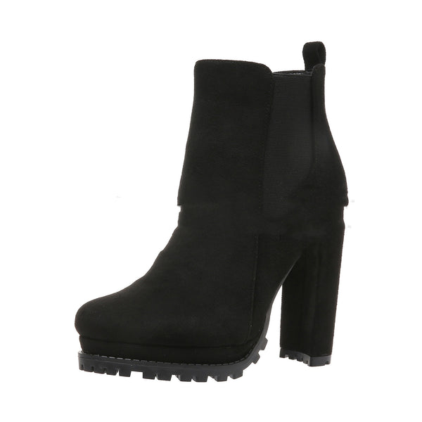 Botas de tacón alto grande mujer de cuero en comercio exterior europeo y americano - The Noble Style