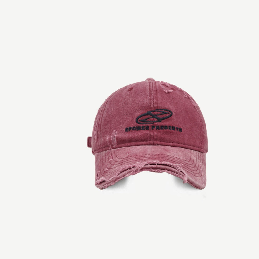 Gorra de béisbol denim desgastada y rasgada estilo urbano - The Noble Style
