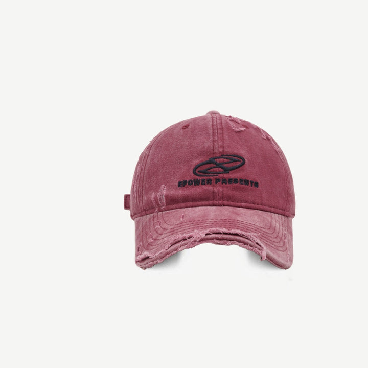 Gorra de béisbol denim desgastada y rasgada estilo urbano - The Noble Style