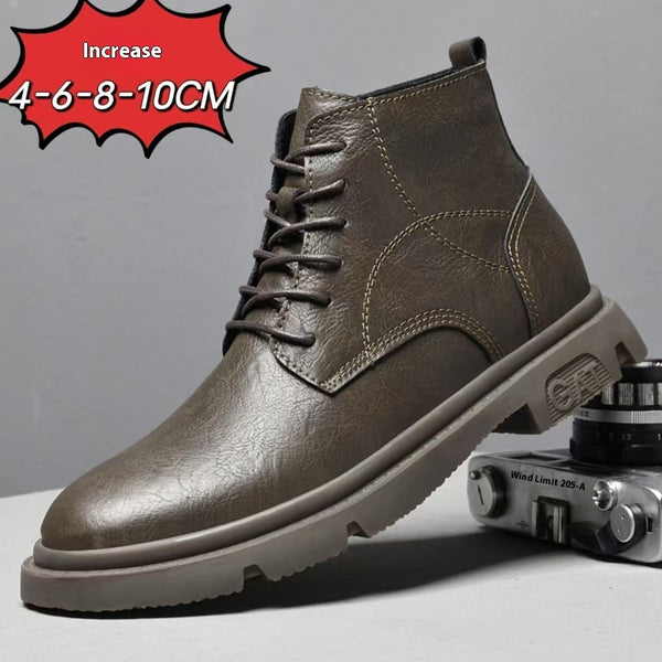 Botas elevadoras de hombre Martin otoño 10cm transpirables - The Noble Style