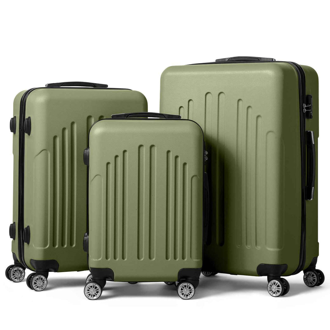 Maleta de rayas verticales: Elegancia y Funcionalidad 3 en 1 para Viajes