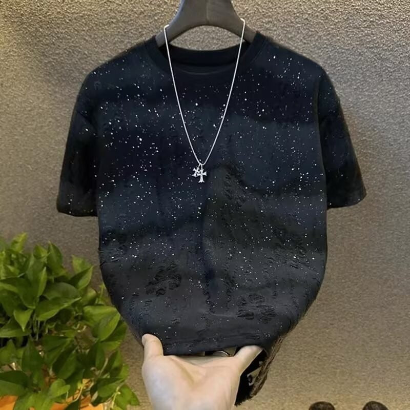 Camiseta de verano masculina estilo americano de manga corta de alta calidad - The Noble Style