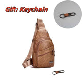 Bolso bandolera impermeable hombre, bolso masculino de moda, multibolsillos, casual y de negocios