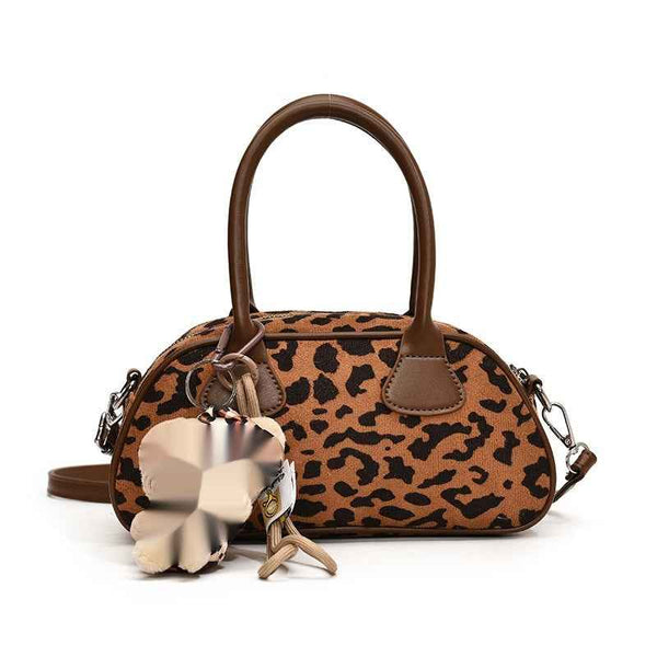 Bolso de boliche retro para mujer de mano satinada