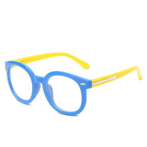 Fashion Arrow Round Blue Light Blocking Glasses