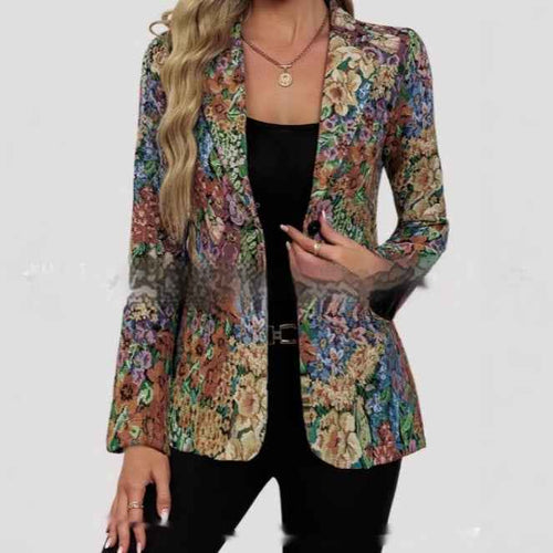 Abrigo elegante mujer un botón - Nuevo abrigo de moda elegante para mujeres