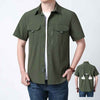 Camisa rápida transpirable al aire libre, corta y de secado rápido