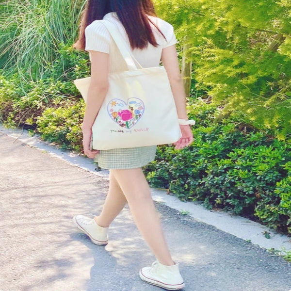 Bolsa de tela grande capacidad con diseño pequeño y moderno - The Noble Style