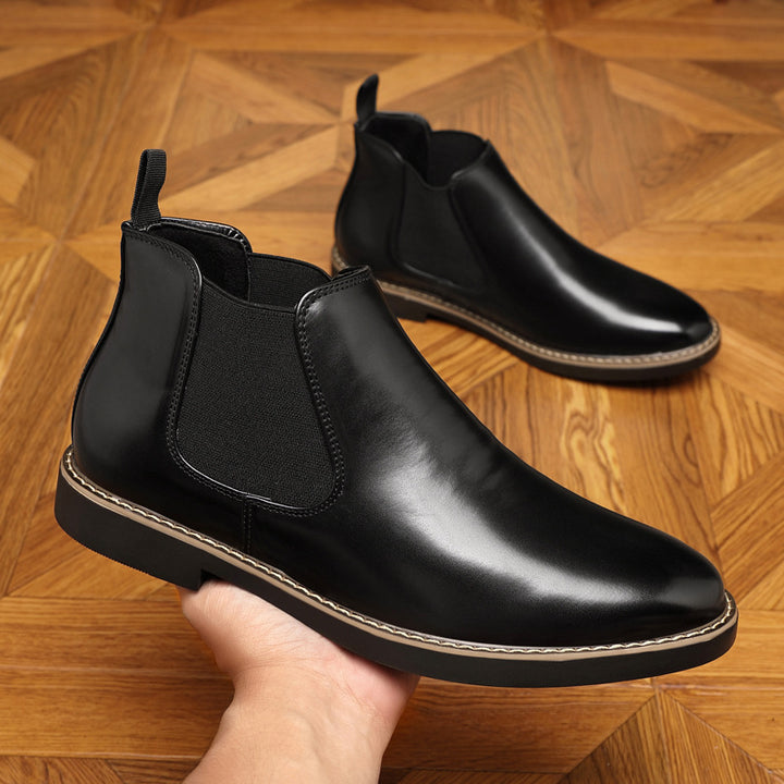 Botas Chelsea grandes otoño invierno con doble elástico para tallas grandes - The Noble Style