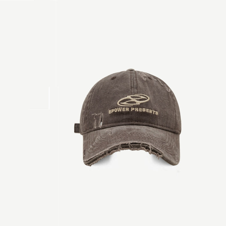 Gorra de béisbol denim desgastada y rasgada estilo urbano - The Noble Style