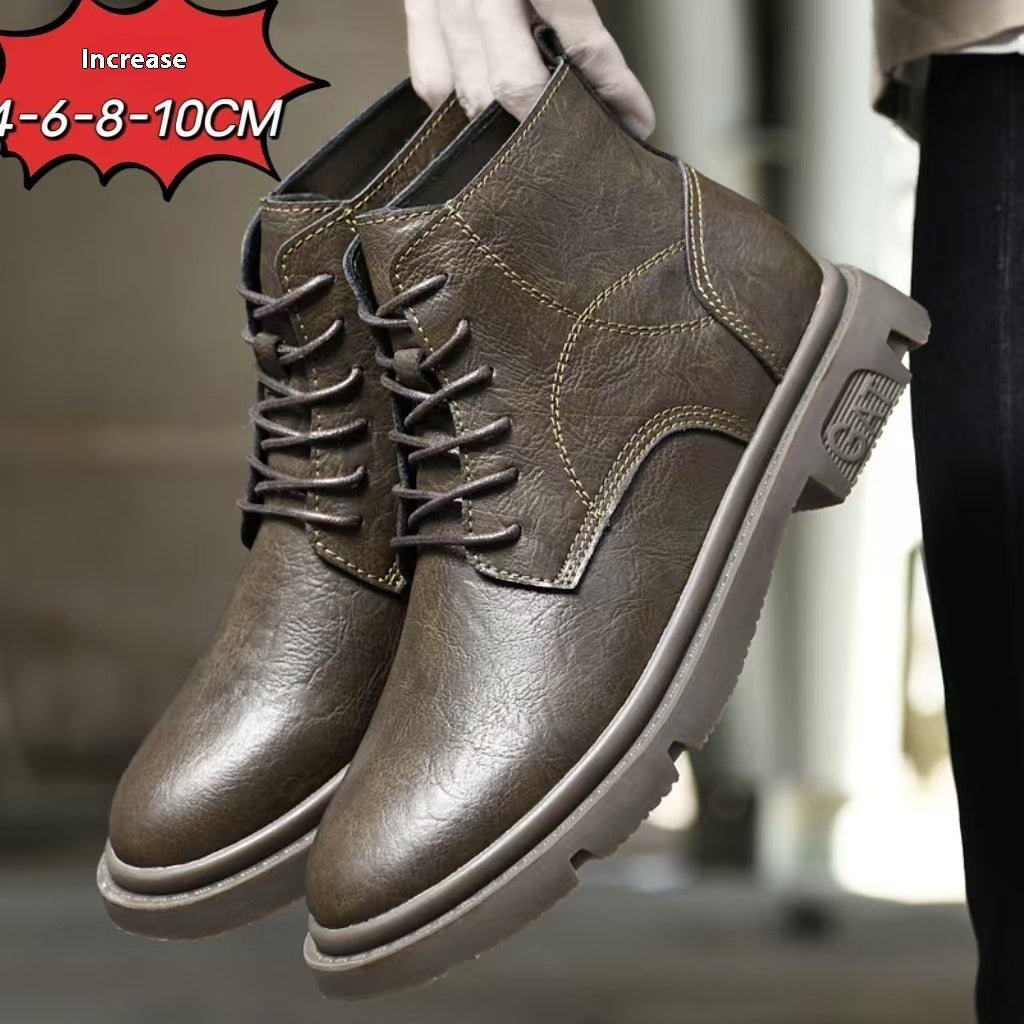Botas elevadoras de hombre Martin otoño 10cm transpirables - The Noble Style