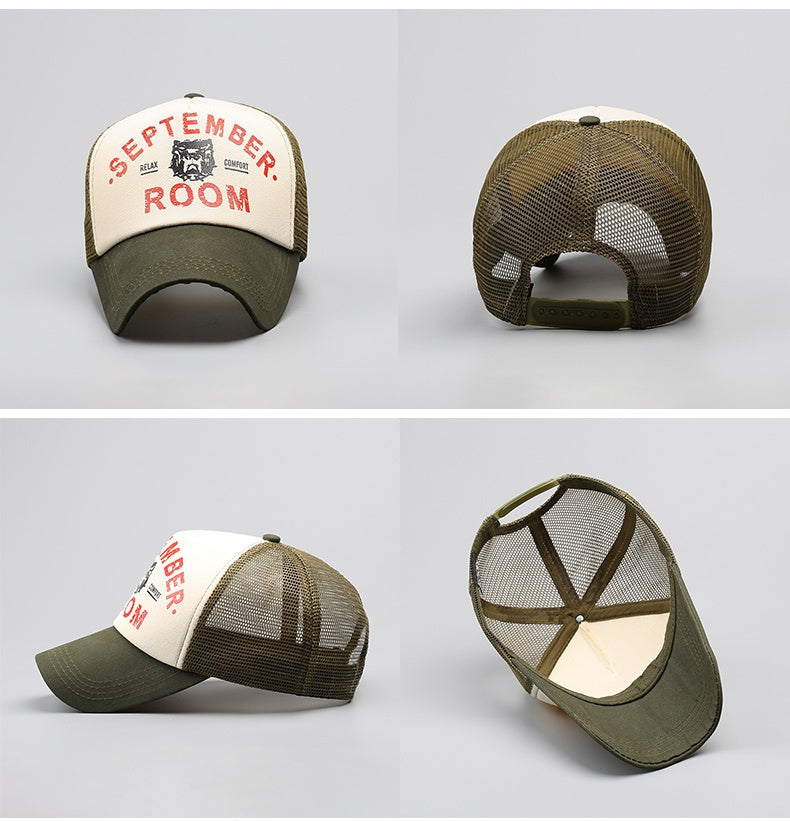 Gorro de sol transpirable con corona alta y diseño todo en uno - The Noble Style