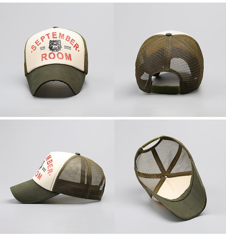 Gorro de sol transpirable con corona alta y diseño todo en uno - The Noble Style