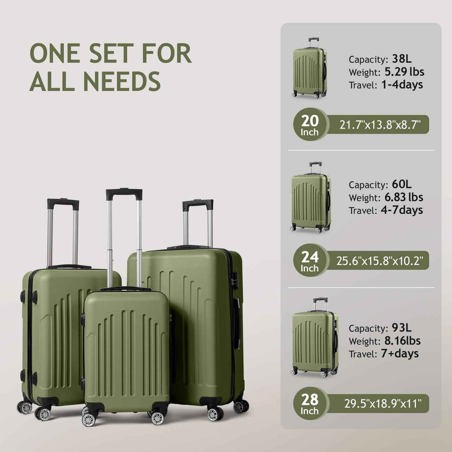 Maleta de rayas verticales: Elegancia y Funcionalidad 3 en 1 para Viajes