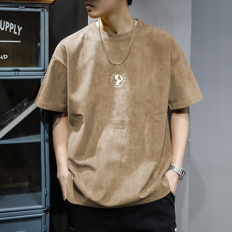 Camiseta de verano masculina estilo americano de manga corta de alta calidad - The Noble Style