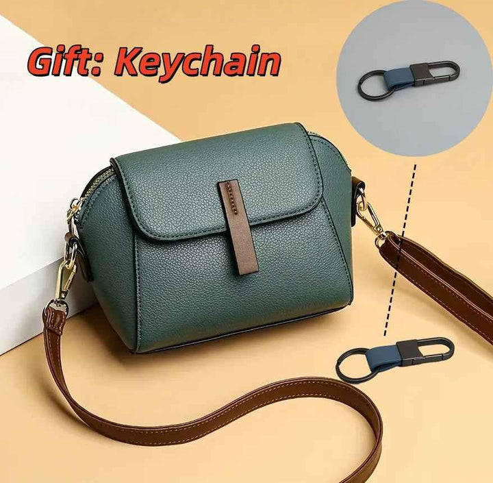 Bolso bandolera mujer cuero: bolso pequeño versátil, elegante y de tendencia para móvil.