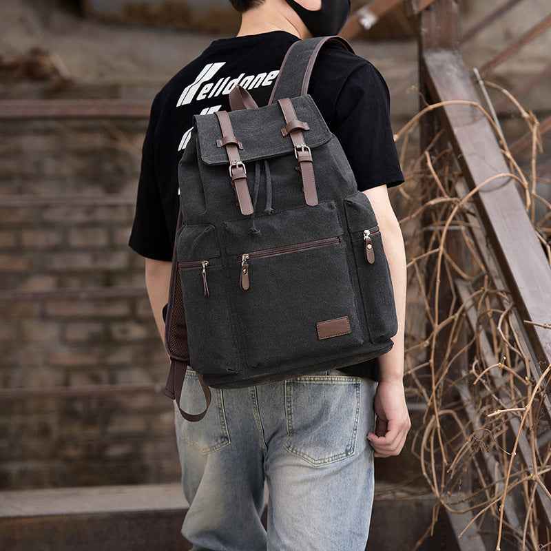 Mochila de hombre moderna grande de gran capacidad y estilo trendy