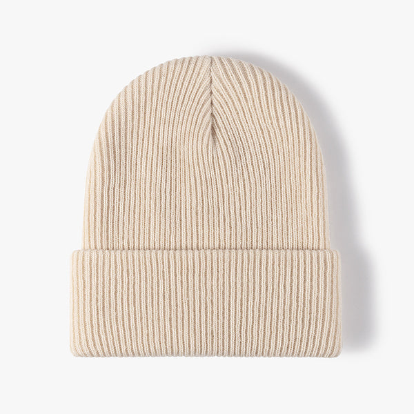 Gorro de lana para hombre simple y cálido de doble capa - The Noble Style