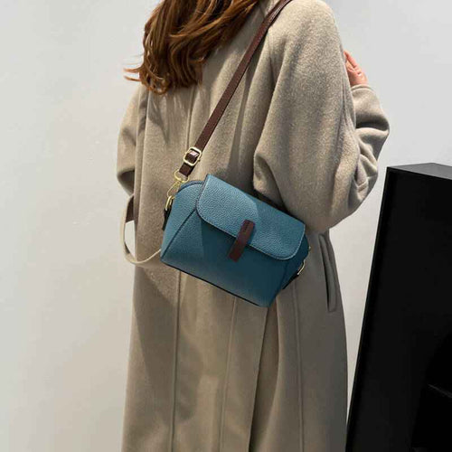 Bolso bandolera mujer cuero: bolso pequeño versátil, elegante y de tendencia para móvil.