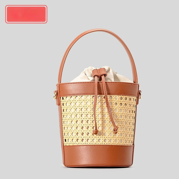 Bolso de ratán tejido a mano para mujeres - Nueva bolsa artesanal - The Noble Style