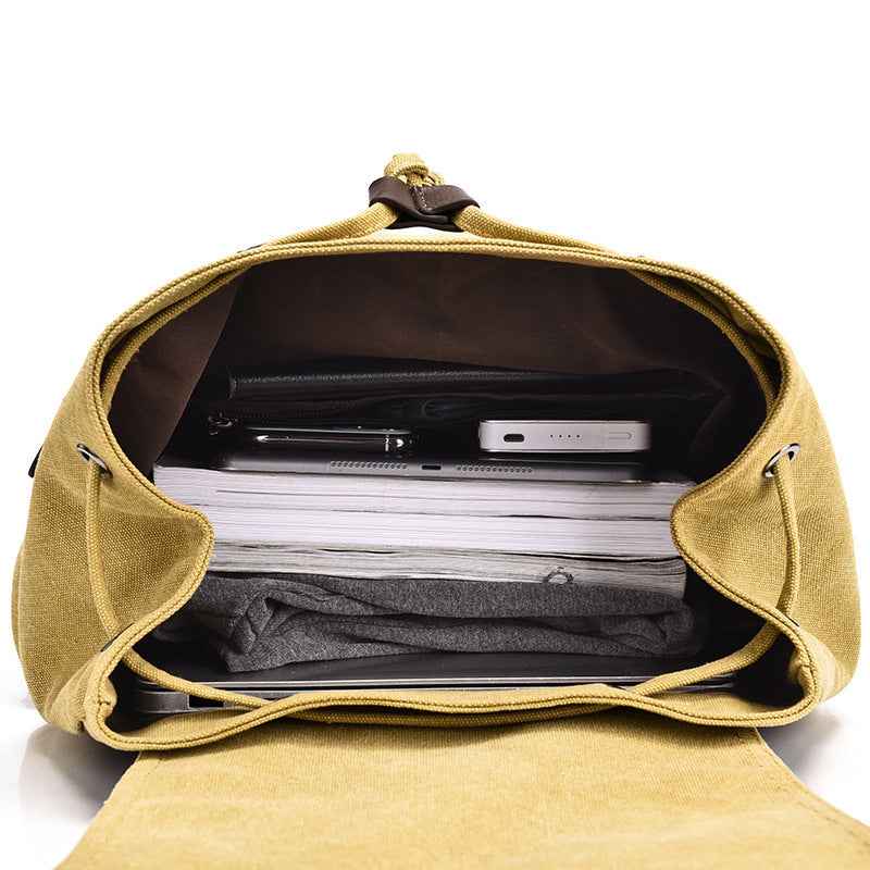 Mochila de hombre moderna grande de gran capacidad y estilo trendy