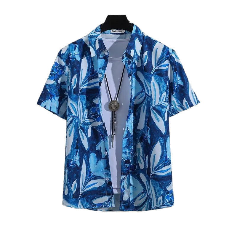 Camisa de verano para hombres grandes - Diseño suelto y moderno - The Noble Style