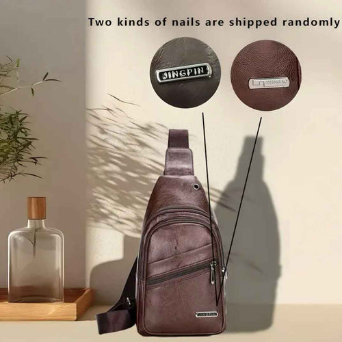 Bolso bandolera impermeable hombre, bolso masculino de moda, multibolsillos, casual y de negocios