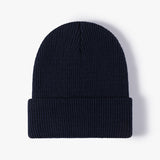 Gorro de lana para hombre simple y cálido de doble capa - The Noble Style