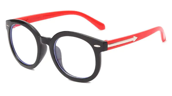 Fashion Arrow Round Blue Light Blocking Glasses