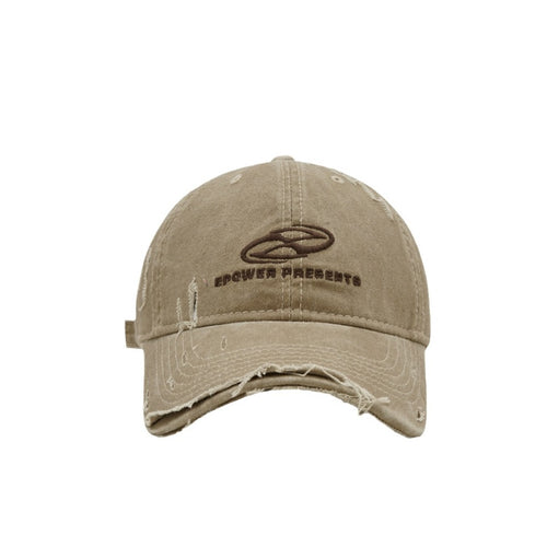 Gorra de béisbol denim desgastada y rasgada estilo urbano - The Noble Style